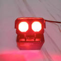 LAMPU TEMBAK 2 MATA+DEVIL DAN SENJA BODY FOGLAMP 2 MATA PLUS DEVIL BODY UNIVERSAL MOTOR MOBIL. 