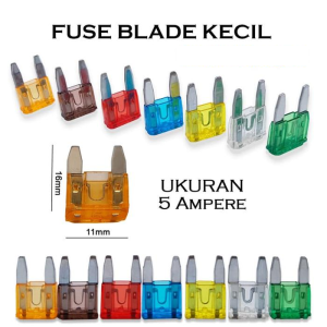 Fuse Sekring Motor Mobil 5A 75A 10A 15A 20A 25A 30A / Fuse Tancap Besar Kecil Mini Motor
