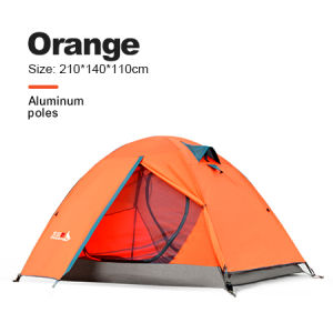 BSWOLF Camping Tent 2 Person Aluminum Pole Lightweight Tourist Tent Double Layer Portable Tent for HikingTravelling