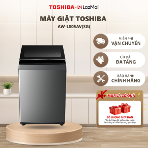 Máy giặt Toshiba 7Kg AW-L805AV(SG) - Hàng chính hãng - Bảo hành 2 năm