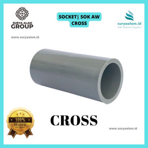 SOCKET AW 1/2” CROSS | SOK AW 1/2 INCH CROSS | SAMBUNGAN PIPA