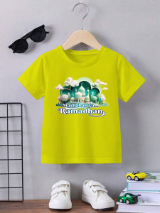 KAOS EID MUBAROK/KAOS MARHABAN/KAOS LEBARAN/KAOS ANAK LAKI LAKI/KAOS ANAK PEREMPUAN