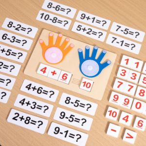 OOG Finger Counting Design Math Learning Games Digital Cognition Number Learning Intellectual Development Toys Calculation Toys Fun Math Wooden Number Toys For Toddlers