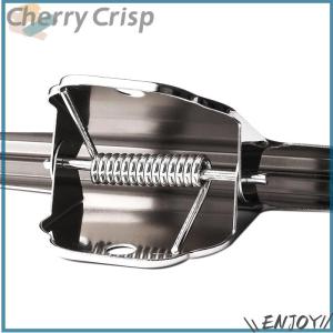 【Cherry Crisp】 Stainless Steel Round Steel Clip Strong Multi-size Mountain Clip Metal Dovetail Clip Paper Clip Stationery