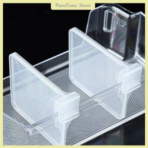 [PureZone] 10 cái tủ lạnh bảng phân vùng lưu trữ có thể thu vào nhựa Divider có thể điều chỉnh phân vùng nẹp nhà bếp chai có thể tổ chức