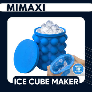 Ice Cube Maker Genie Silicone Food Grade BPA Free Ice Bucket Freezer for Cold Beer and Beverages