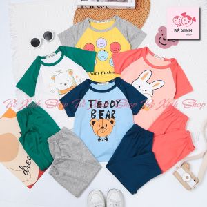 [HOT TREND] Đồ bộ quần áo trẻ em cho em bé gái bé trai Minky Mom BX81 Đồ bộ ngủ minky mom thun lạnh cho bé trai gái - Bé Xinh Shop