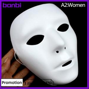 banbi Halloween Cool PVC Kamen Rider Ghost Dance Hip Hop Mask White Night Lights Mask