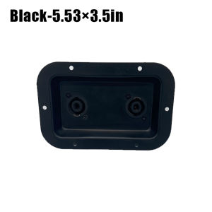 Speaker Plate Junction Box Back Plate PA Dual SpeakOn Terminal Plate Back Wiring Platel -Metal
