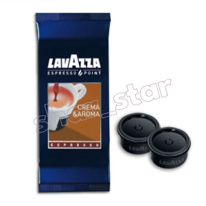 Lavazza Espresso Point Crema & Aroma Capsule Coffee – 100 Capsules – Strong Flavor Espresso with Chocolate Aroma – EP Point System Compatible
