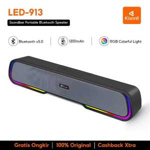 KISONLI Speaker Portable Bluetooth LED-913 Stereo Bass Effect With Super Bass