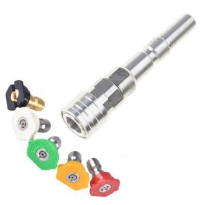 Foam Cannons Adapter Car Washer Adapter Cleaner Converter 1/4in Quick Connect for Nilfisk KEW Car Washing Accessories