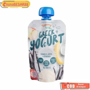Yummy Bites Greek Yogurt & Custard 100gr / Makanan Bayi