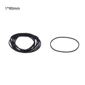 1mm phẳng Đai truyền động bàn xoay vành đai cao su thay thế cho LP Vinyl Máy quay đĩa hát Phono vành đai điều khiển bàn xoay vành đai 10pcs