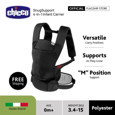 Chicco Snug Support Baby Carrier - Black