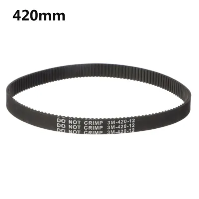 LP9U Black 3m-384-12 HTD 3m 384 12 Timing Belts Electric Scooter Belt Drive Stripe Rubber Transmission Belt