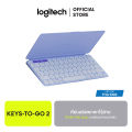 Logitech Keys-To-Go 2 Portable Wireless Keyboard for Tablets คีย์บอร์ดพกพาไร้สาย สำหรับ iPad ทุกรุ่น มาพร้อมฝาครอบในตัว (TH/EN). 
