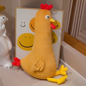 JOJO CASTLE Giant Size Chicken Plush Toy Stuffed Animal Gift Sleep Long Pillow Yellow Chick Doll Pet Home Decor Birthday Gift for Wife  Girlfriend