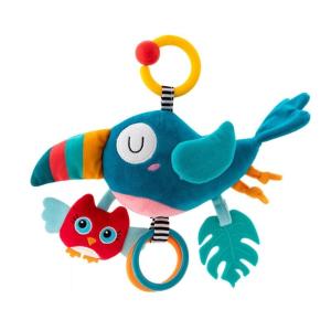 Đồ chơi có âm thanh xe đẩy em bé nhẹ làm cho tính năng Mô hình tương phản trực quan cho trẻ sơ sinh thăm dò cảm giác