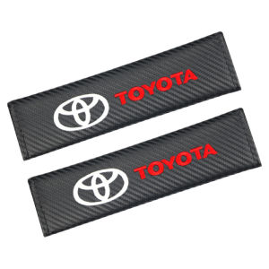 【COD&Ready Stock】2pcs Car Shoulder Sheath Safety Seat Belt Cover Universal Car Seat Belt Cover Carbon Fiber for TOYOTA Car Seat Belt Shoulder Pads Strap Seat Belt Covers Shoulder Pads Harness Pad Car Shoulder Protector Strap Pad Cushion