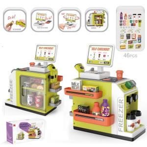 #Readystock Pretend Play Supermarket Calculator Cash Register Kids Toy Cashier Set permainan budak shopping best gift