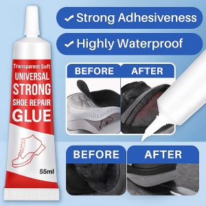 【Buy 1 Get 1 Free】Transparent Soft Universal Strong Shoe Repair Glue Shoe Factory Special Strong High Adhesive Shoe Repair Adhesive