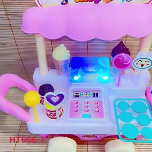 Đồ Chơi Trẻ Em - Hộp xe bán kem có đèn nhạc cho bé HT666-1