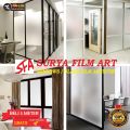 Stiker Kaca Film Kantor Gedung Rumah Polos Buram Tiidak Tembus Pandang Sandblast Buram Polos. 