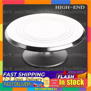 12 inch Aluminum Alloy Cake Turntable Revolving Stand Non-Slip