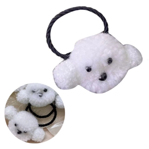 Sweet Girl Plush Dog Hair Scrunchies Thick Updo Oversized Hair Scrunchy ElasticDonuts Hair Rope Women Ponytail Holder