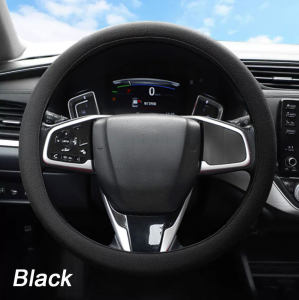 Universal Car Silicone Steering Wheel Cover Elastic Non-Slip Cover For 36-40cm Steering Wheel Multi Color Car Decor Accessories