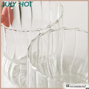 [JULYHOT] Pink Bow Cute Water Cup Cartoon Bow Cup Striped Cute Doodle Coffee Mug Household Fruit Tea Lemonade Girls Gift