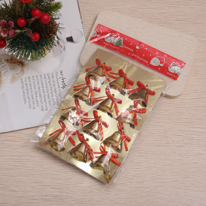 2025 ของตกแต่งวันคริสต์มาส   จี้ระฆังเล็กสีทองแบรนด์อังกฤษ   ของตกแต่งต้นคริสต์มาสของขวัญเล็กๆ