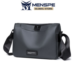 MENSPE กระเป๋าสะพายข้างสำหรับผู้ชายกระเป๋าคาดตัวแบบเรียบง่ายกระเป๋าสะพายไหล่ของผู้ชายกระเป๋าโทรศัพท์กระเป๋าหิ้วน้ำหนักเบาลำลองกระเป๋าถนนกีฬาสันทนาการกันน้ำความจุมากกระเป๋าเดินทางกระเป๋าสะพายหน้ากลางแจ้งสำหรับผู้ชาย