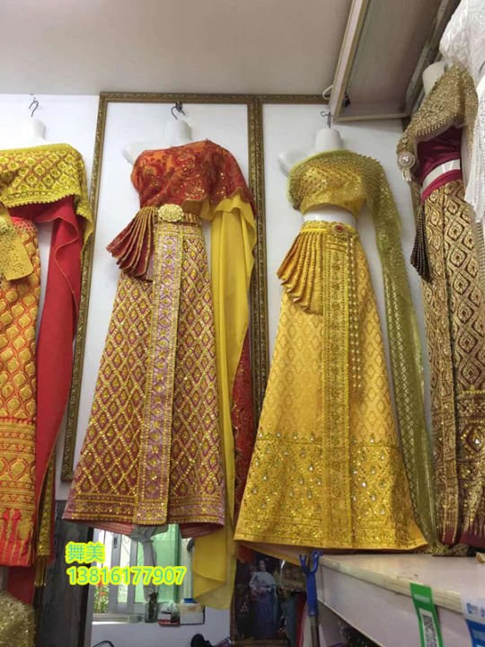 New Southeast Asian Thailand traditional costume women's suit Dai Songkran Festival dress welcome clothes work clothes studio clothes | Lazada PH New Southeast Asian Thailand traditional costume women's suit Dai Songkran Festival dress welcome clothes work clothes studio clothes | Lazada PH