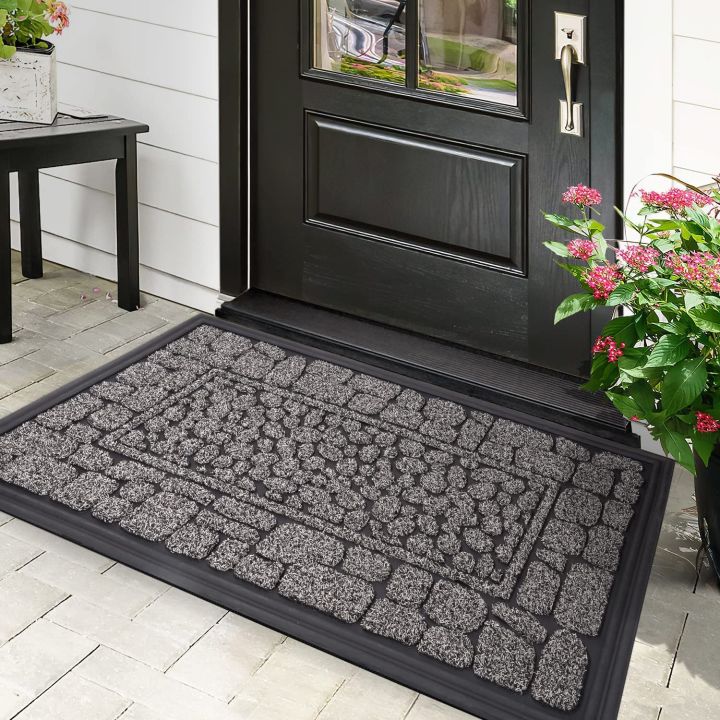 Door Mat 45x75cm Gry PVCASM457 (keset) Lazada Indonesia