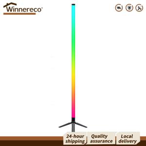 【Free Shipping】 Modern RGB LED Corner Light with USB Connection and Color Changing Features for Living Spaces