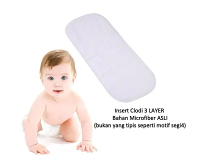 Insert Clodi Microfiber 3 Layer | Popok Kain Microfiber