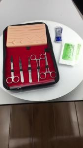 Suture Training Kit Skin Operate Suture Practice Model Training Pad Needle Scissors Tool Kit Teaching equipment