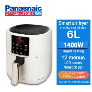 【3Year Warranty】 Air Fryer (12Menu touch screen)6L Multi-functional Oil-Free
