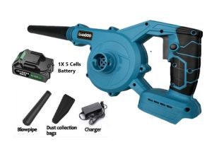 Sapu Daun Cordless Electric Blower & Vacuum Variable Speed Power Blower Leaf Wind Blower Sapu Daun 吹风机