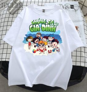 áo thun nhóm đi biển du lịch nhiều người team building CHÚNG TA LÀ MỘT GIA ĐÌNH chất mềm mịn đủ size