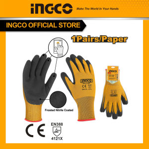 Găng tay Nitri - làm trong môi trường dầu mở INGCO HGNF01 HGNF03