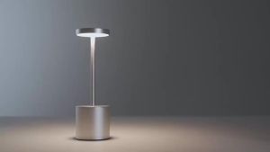 LED Cordless Iron Table Lamps 3 Color Changeable & Dimming Table Light Touch Light Rechargeable Reading Light Night Light Indoor Outdoor Room Lighting Lampu Tidur