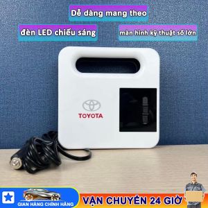 Máy bơm lốp ô tô xe hơi điện tử tự ngắt chính hãng Toyota Aikesi - Hàng Chính Hãng - BẢO HÀNH