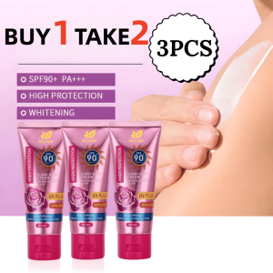 [BUY1 TAKE2]VELLSAR Sunscreen Cream High Protection UV Beauty Skin Care Facial Tinted Sunblock SPF90