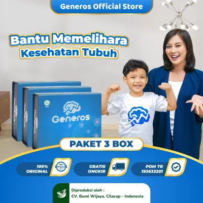 Generos Official Store - Memelihara Kesehatan Tubuh Dengan Herbal Alami - 3 Box