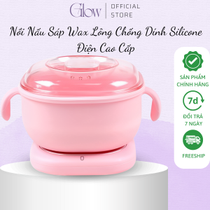 Nồi Nấu Sáp Wax Lông Chống Dính Silicone Điện Cao Cấp Gấp Gọn Tiện Lợi GLOW WAXING CHE TÊN SẢN PHẨM - 1092