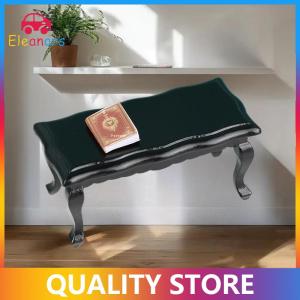 [Eleanor] 1Pcs 1:12 Dollhouse Mini Wave Tea Table Ornament Miniature Furniture Table Coffee Table Livingroom Leisure Table Model
