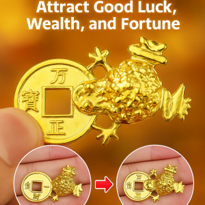 Golden Toad Ornament High Quality Metal Good Luck Golden Toad Exquisite Fine Production Office Workers